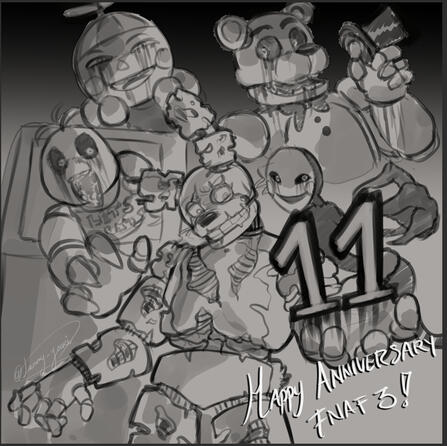Sketch Example, All characters belong to Scott Cawthon. Sketch Example, All characters belong to Scott Cawthon.
